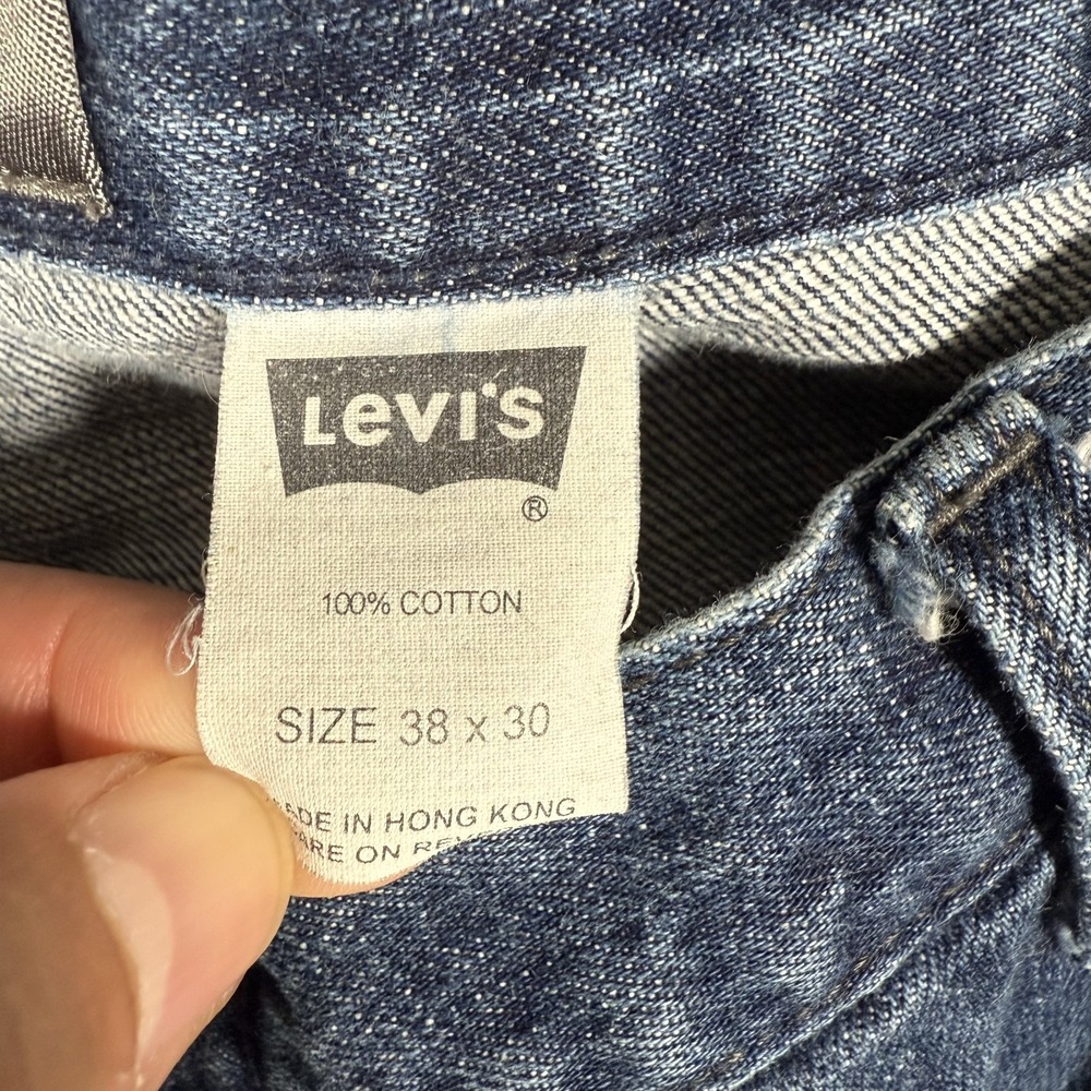 Levis Silvertab Jeans Mens 36x28 Blue‎ Vintage Relaxed Fit Denim Casual Preppy - Picture 10 of 12